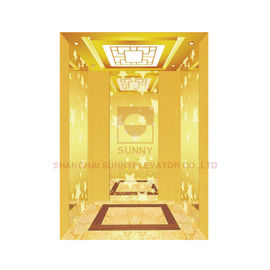 Acciaio inossidabile della linea sottile di titanio dell'oro della decorazione della cabina dell'elevatore del pavimento del PVC