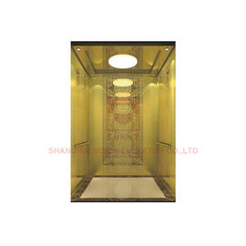 Specchio di vetro della parete di legno dell'impiallacciatura di progettazione dell'ascensore per persone di serie di SN-CD