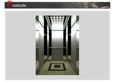 Verticale della decorazione della cabina dell'elevatore dell'ascensore per persone dell'acciaio inossidabile della linea sottile