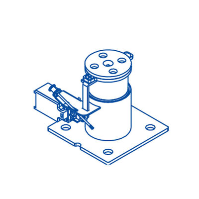 210 mm Stroto tampone ascensore riserve di ascensore tampone con certificazione GB/CE/EAC