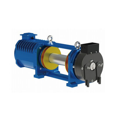 220/380V Magnete permanente sincrono senza ingranaggi macchina di trazione per villa ascensore passeggeri con 320 ~ 450 kg di carico