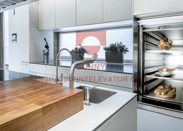 ascensore dell'elevatore di alimento del Dumbwaiter della cucina di acciaio inossidabile 100kg con acciaio inossidabile