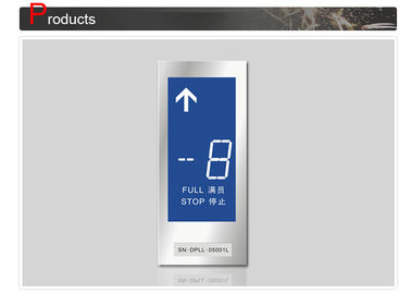 Display per ascensore con display a LED verticale a 7 segmenti da 5 pollici con sfondo blu