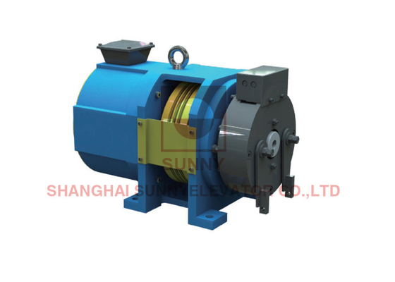 Ascensori Macchina di trazione senza ingranaggi 220V / 380V, 2: 1 corda singola avvolgimento 320 - 450kg Elv.Load