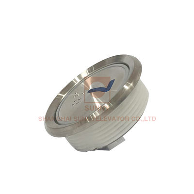 12-24 V LED pulsante dell'ascensore con telaio in acciaio inossidabile e Φ45x20mm Dimensioni per pannelli di ascensore
