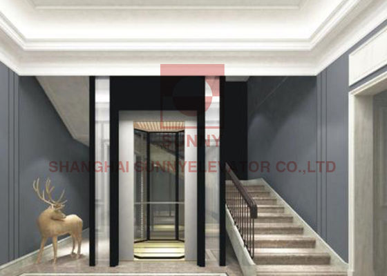 Ascensore residenziale di design compatto con funzionamento agevole e funzionalità di risparmio di spazio per ville