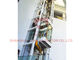 Ascensore di osservazione dell'ascensore in vetro dorato con specchio decorativo Carico di 630 kg