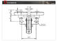 Larghezza delle guide del rullo dell'elevatore/pezzi di ricambio dell'elevatore delle ferrovie di guida 8 - 20mm