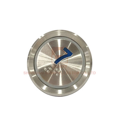 12-24 V LED pulsante dell'ascensore con telaio in acciaio inossidabile e Φ45x20mm Dimensioni per pannelli di ascensore